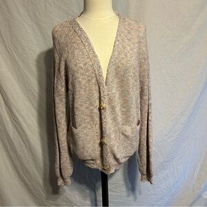 Blu Pepper Women's‎ Medium Balloon Sleeve Cardigan Sweater Fairy Cottagecore